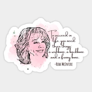 Reba Quote Sticker